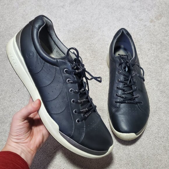 ECCO Biom Hydromax Waterproof Golf Shoes Yak Leather Soft Spike Men's 47EU 13US - Picture 1 of 11